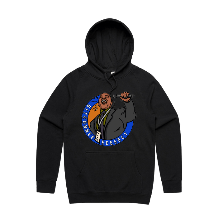 S / Black / Large Front Design Bitconnect 🎤 - Unisex Hoodie