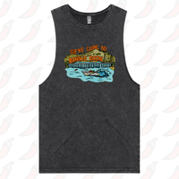 S / Black / Large Front Design Bonnie Doon 🚤 - Tank