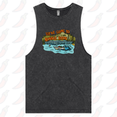 S / Black / Large Front Design Bonnie Doon 🚤 - Tank