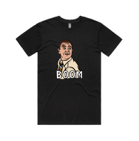 S / Black / Large Front Design Boom Boyle 🚨 - Men's T Shirt