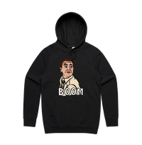 S / Black / Large Front Design Boom Boyle 🚨 - Unisex Hoodie
