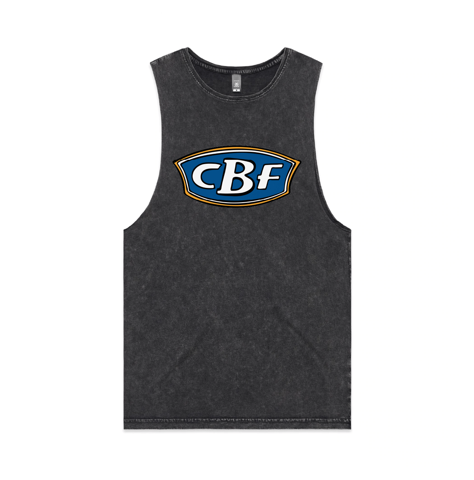 S / Black / Large Front Design CBF ⛺🚤🎣 - Tank