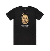 S / Black / Large Front Design Channing Potatum 🥔 - Men's T Shirt