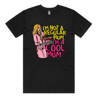 S / Black / Large Front Design Cool Mum 😎🍸 - Men's T Shirt