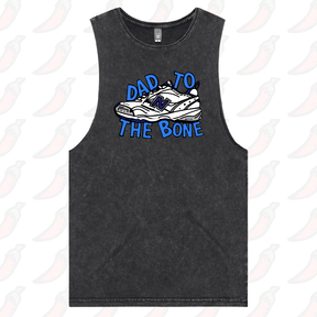 S / Black / Large Front Design Dad To The Bone 👟 – Tank