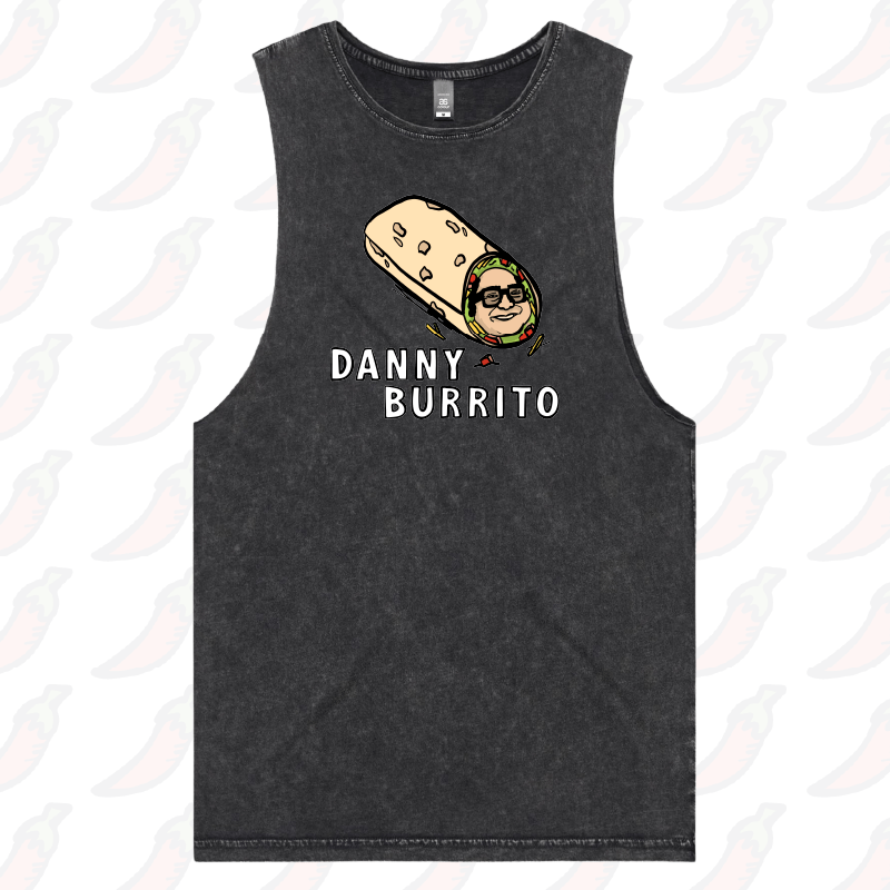 S / Black / Large Front Design Danny Burrito 🌯 - Tank