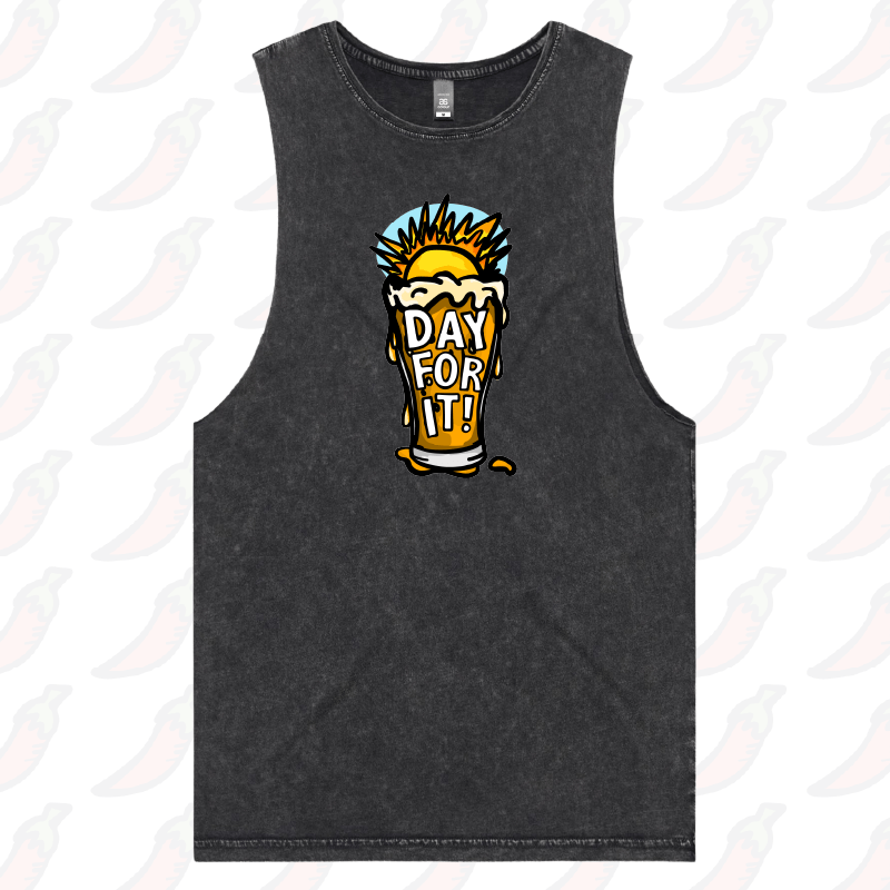 S / Black / Large Front Design Day For It ☀️ - Tank