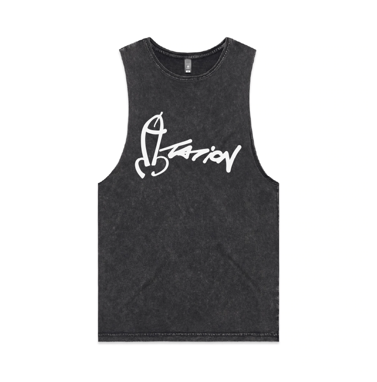 S / Black / Large Front Design Dictation 📏 - Tank