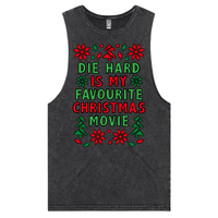 S / Black / Large Front Design Die Hard Christmas 💥🎄 – Tank