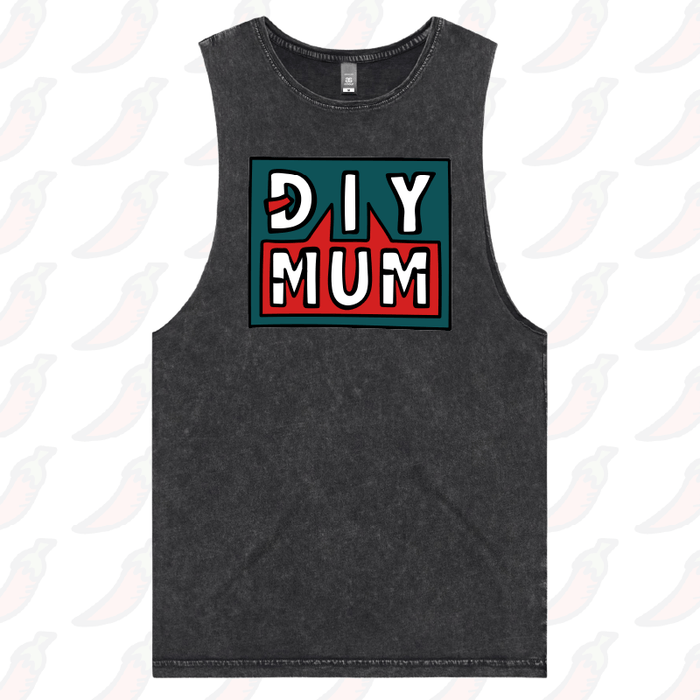S / Black / Large Front Design DIY Mum 🔨 –  Tank