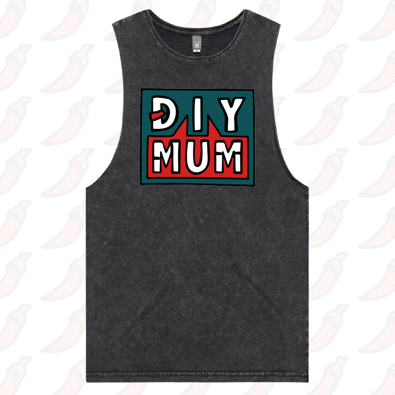 S / Black / Large Front Design DIY Mum 🔨 –  Tank
