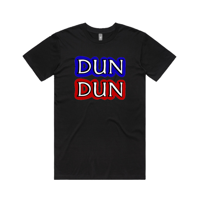 S / Black / Large Front Design Dun Dun 🚔 - Men's T Shirt