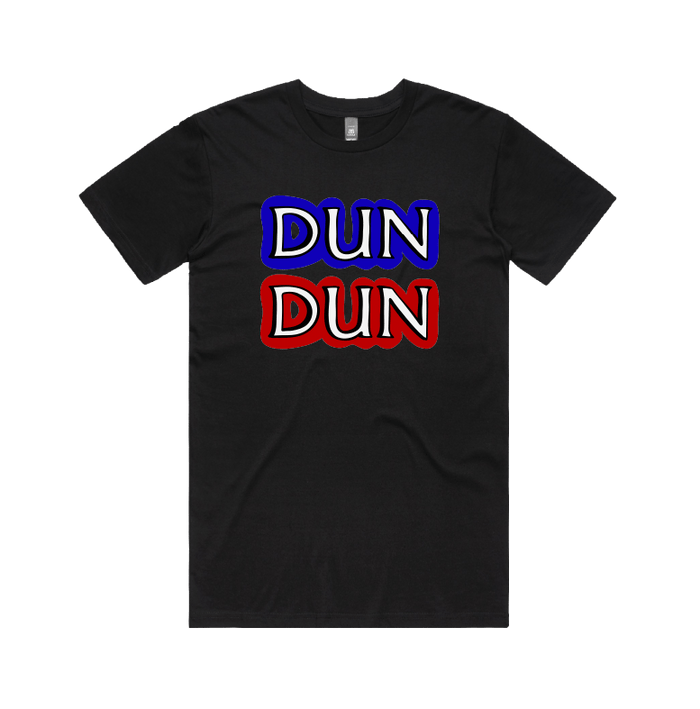 S / Black / Large Front Design Dun Dun 🚔 - Men's T Shirt
