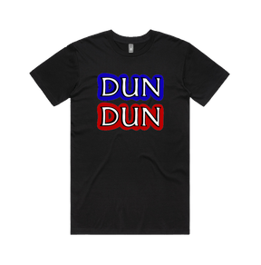 S / Black / Large Front Design Dun Dun 🚔 - Men's T Shirt