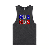 S / Black / Large Front Design Dun Dun 🚔 - Tank