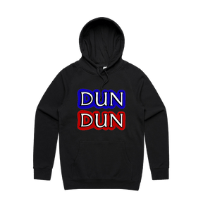 S / Black / Large Front Design Dun Dun 🚔 - Unisex Hoodie