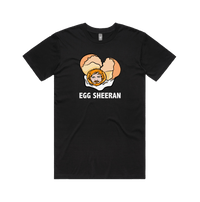 S / Black / Large Front Design Egg Sheeran 🥚 - Men's T Shirt