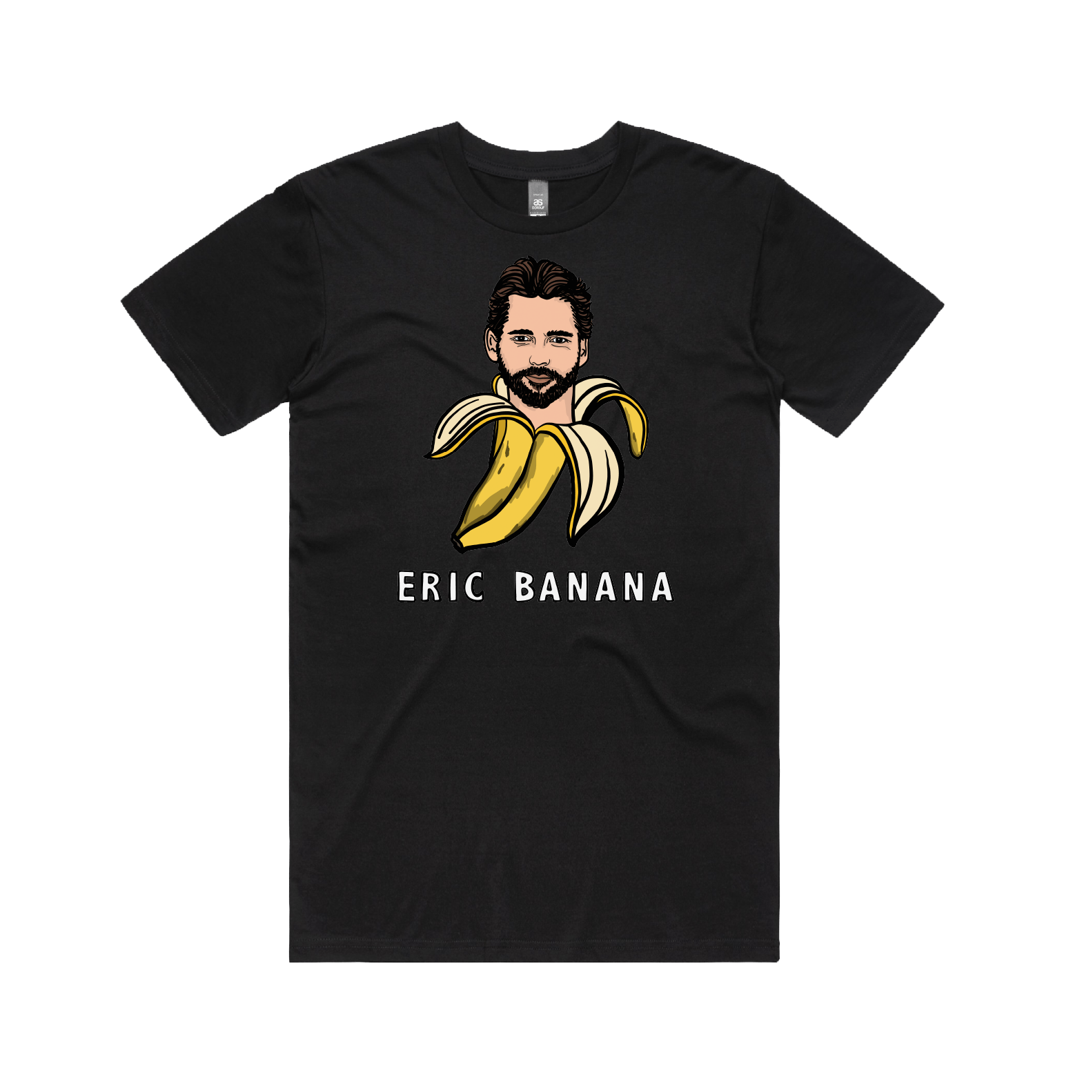 S / Black / Large Front Design Eric Banana 🍌 - Men's T Shirt