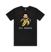 S / Black / Large Front Design Eric Banana 🍌 - Men's T Shirt