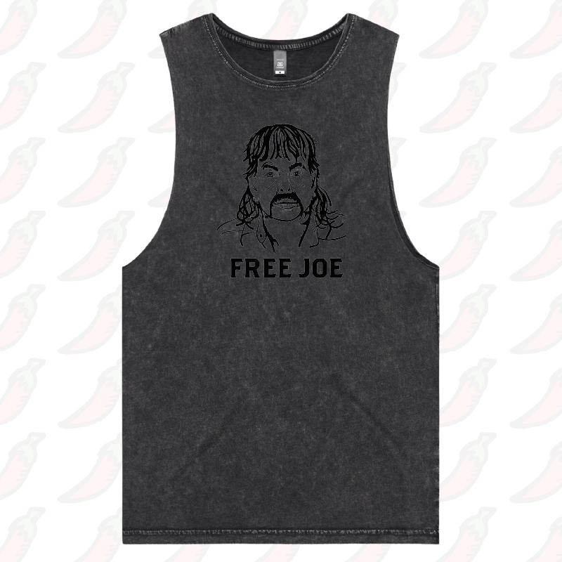 S / Black / Large Front Design Free Joe 🚔 - Tank