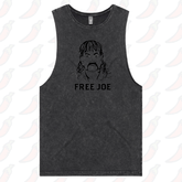 S / Black / Large Front Design Free Joe 🚔 - Tank