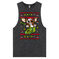 S / Black / Large Front Design Gremlins Christmas 😈🎁 – Tank