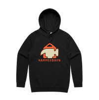 S / Black / Large Front Design Hammerbarn 🔨 - Unisex Hoodie