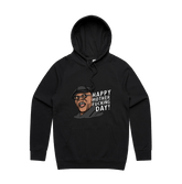 S / Black / Large Front Design Happy Mother-F**king Day 💐 - Unisex Hoodie