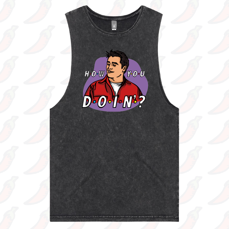 S / Black / Large Front Design HOW YOU DOIN? 😏 – Tank
