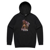 S / Black / Large Front Design I'd Do Jason Momoa 🐟 - Unisex Hoodie