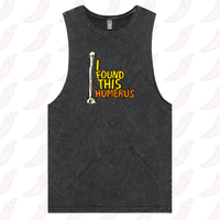S / Black / Large Front Design I Found This Humerus 🦴 – Tank