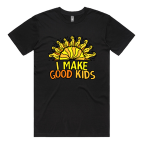 S / Black / Large Front Design I Make Good Kids 👩‍👧‍👦 - Men's T Shirt