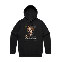 S / Black / Large Front Design It's 5 o'clock Somewhere ⌚ - Unisex Hoodie