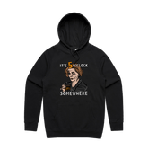 S / Black / Large Front Design It's 5 o'clock Somewhere ⌚ - Unisex Hoodie