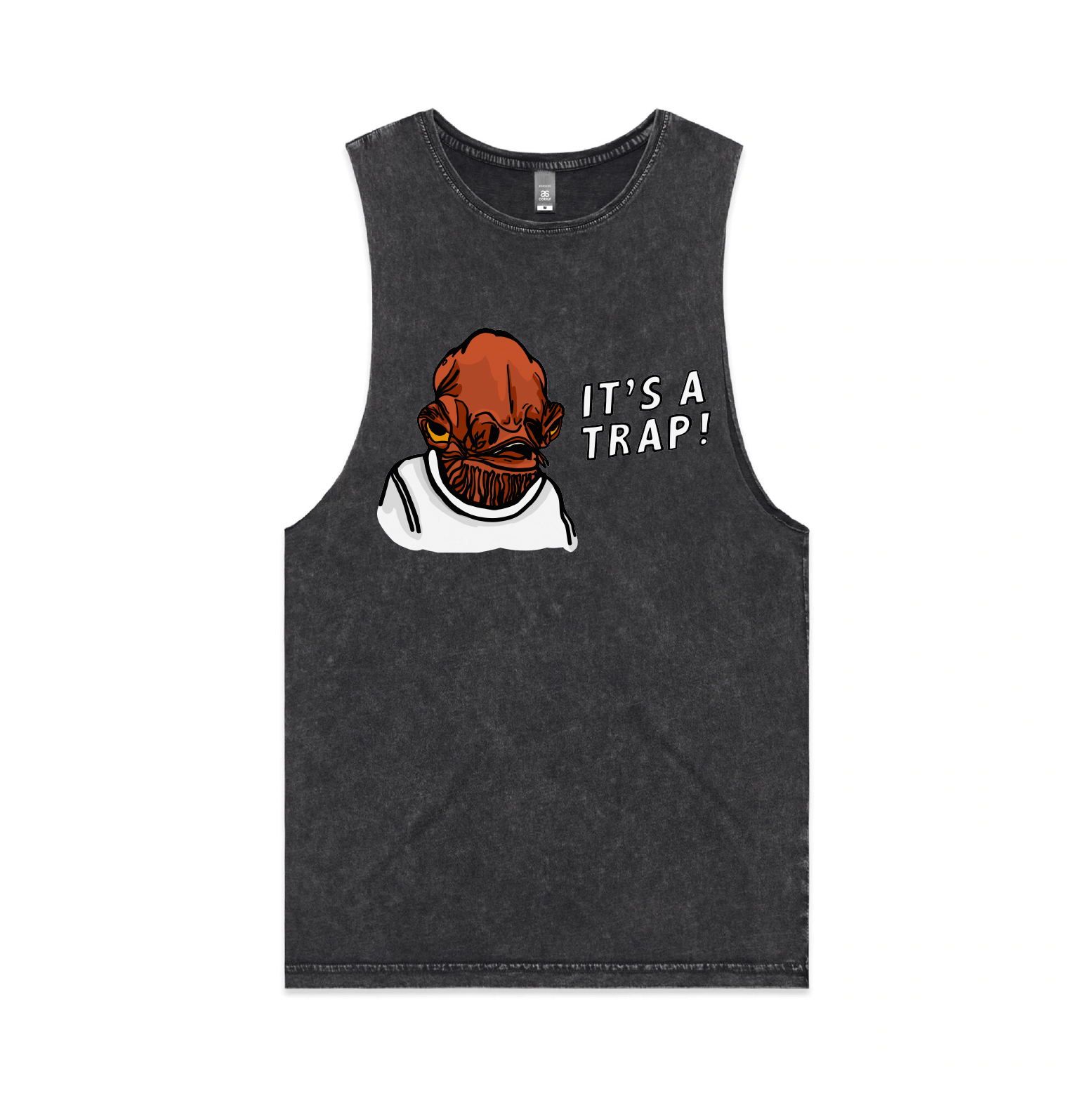 S / Black / Large Front Design It's a Trap ❗ - Tank