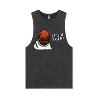 S / Black / Large Front Design It's a Trap ❗ - Tank