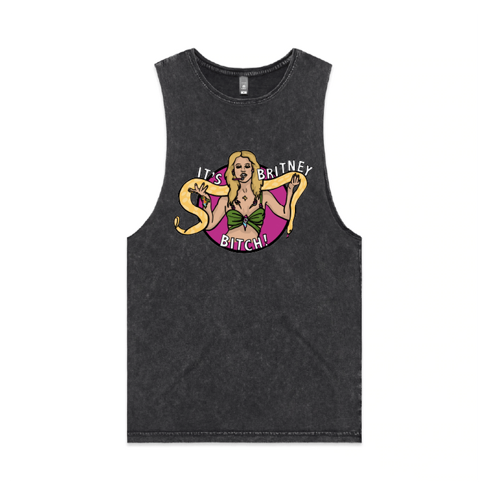 S / Black / Large Front Design It's Britney 🐍 - Tank