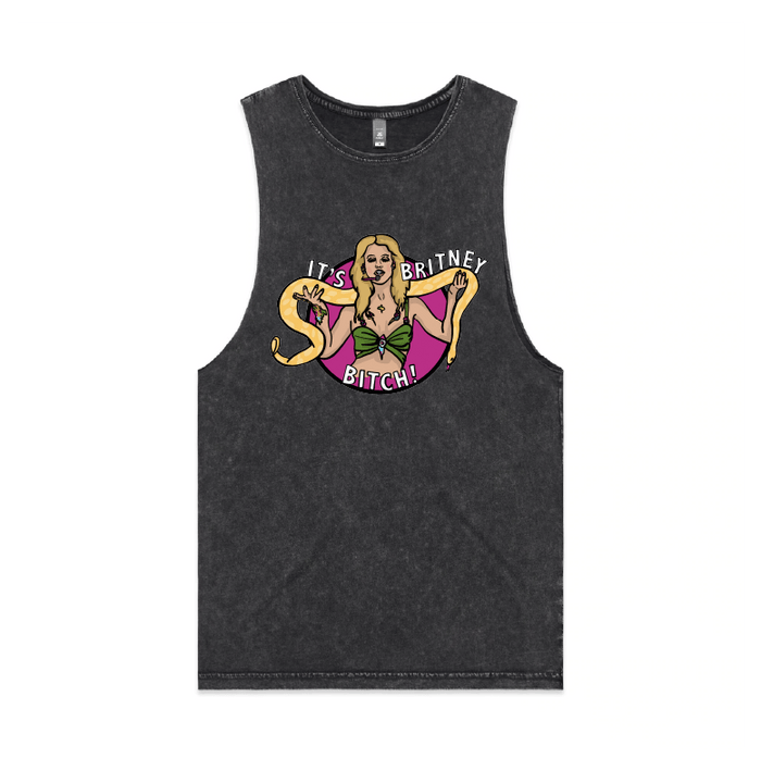 S / Black / Large Front Design It's Britney 🐍 - Tank
