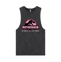 S / Black / Large Front Design Jurassic Mum 🦖 - Tank