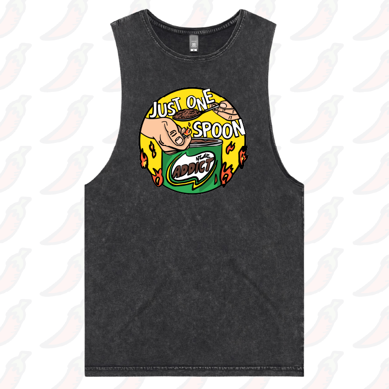 S / Black / Large Front Design Just One Spoon 🥄 - Tank