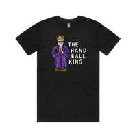 S / Black / Large Front Design K Rudd Handball King 👑 - Men's T Shirt