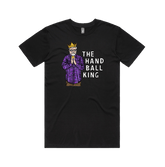 S / Black / Large Front Design K Rudd Handball King 👑 - Men's T Shirt