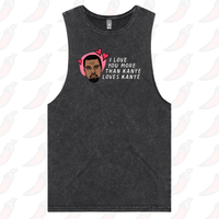 S / Black / Large Front Design Kanye Love 🙌🏿 - Tank