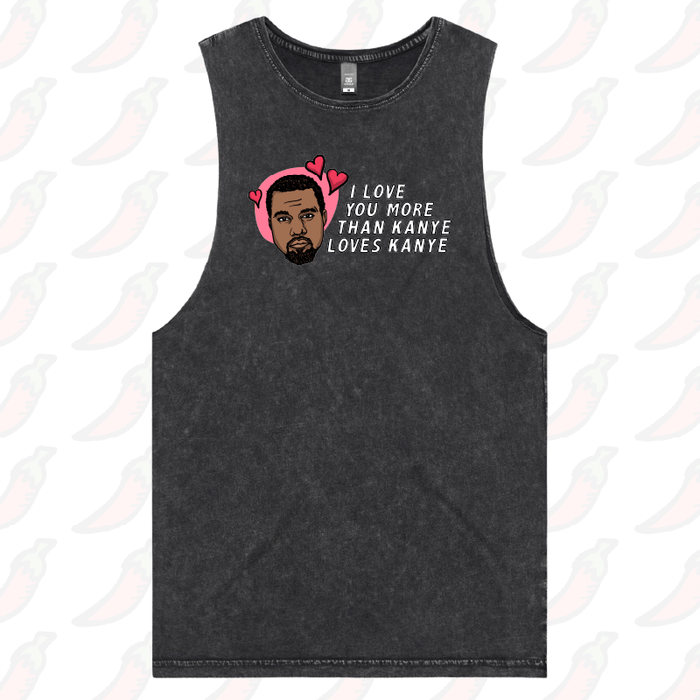 S / Black / Large Front Design Kanye Love 🙌🏿 - Tank