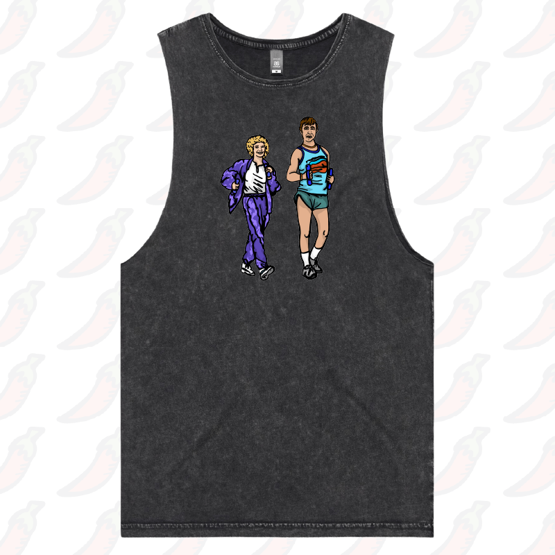 S / Black / Large Front Design Kath & Kel 🚶‍♀️🚶‍♂️ - Tank