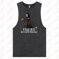 S / Black / Large Front Design Keanu Breathtaking 👈 - Tank