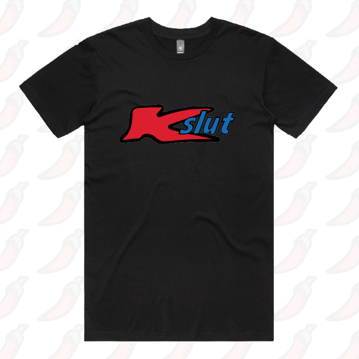 S / Black / Large Front Design Klut 🛍️ - Men's T Shirt