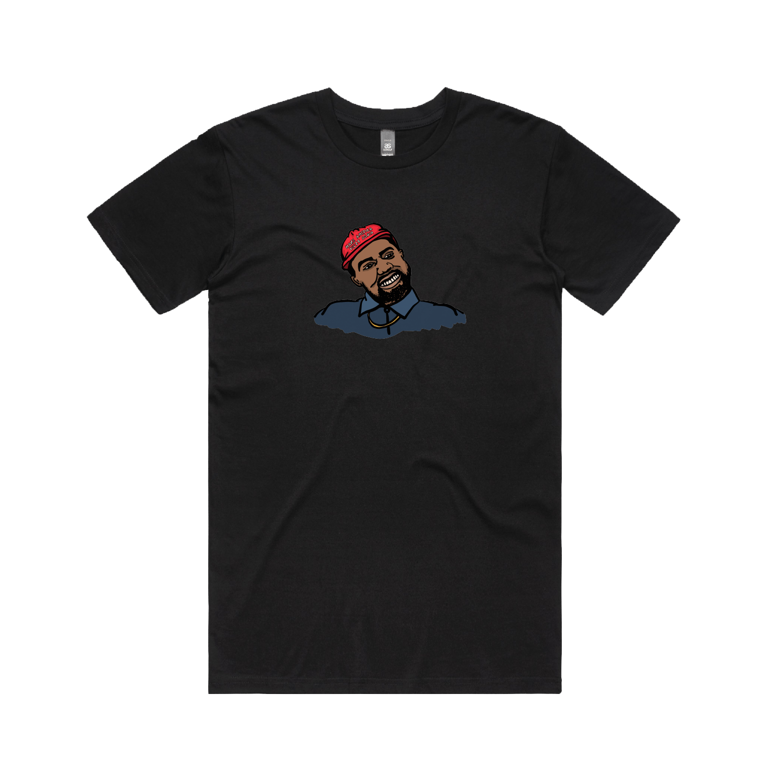 S / Black / Large Front Design Make America Yeezy Again 🦅 - Men's T Shirt