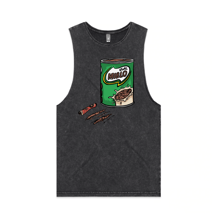 S / Black / Large Front Design MIBLO 🥛 - Tank