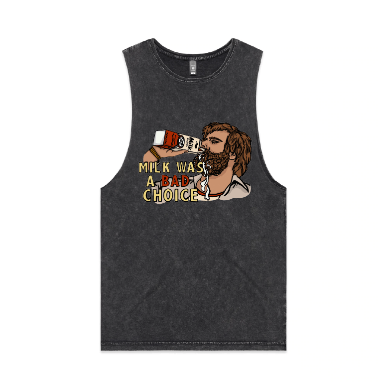 S / Black / Large Front Design Milk Was A Bad Choice 🥛 - Tank